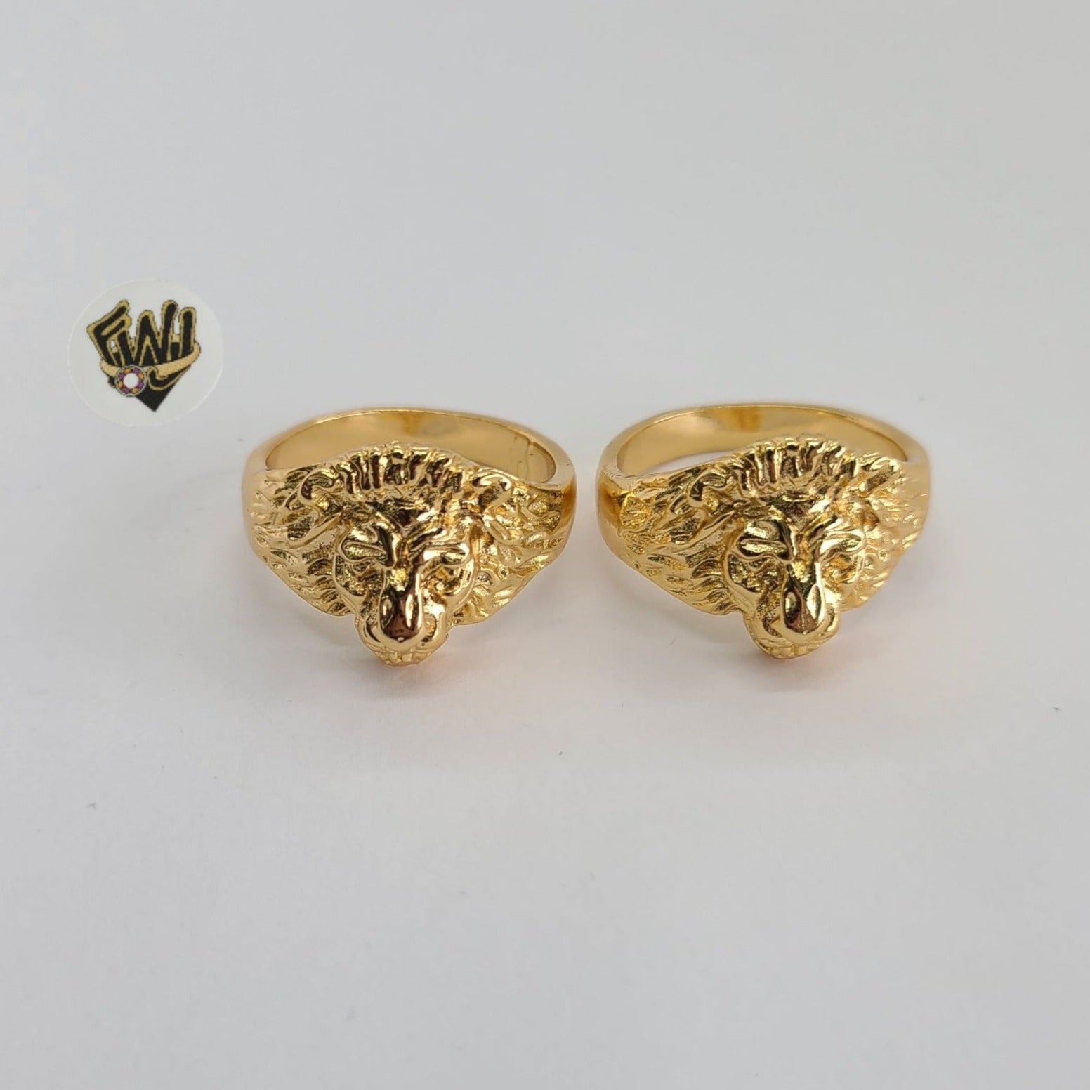 Majestic Large Lion Ring Gold Plated | Miphologia Jewelry